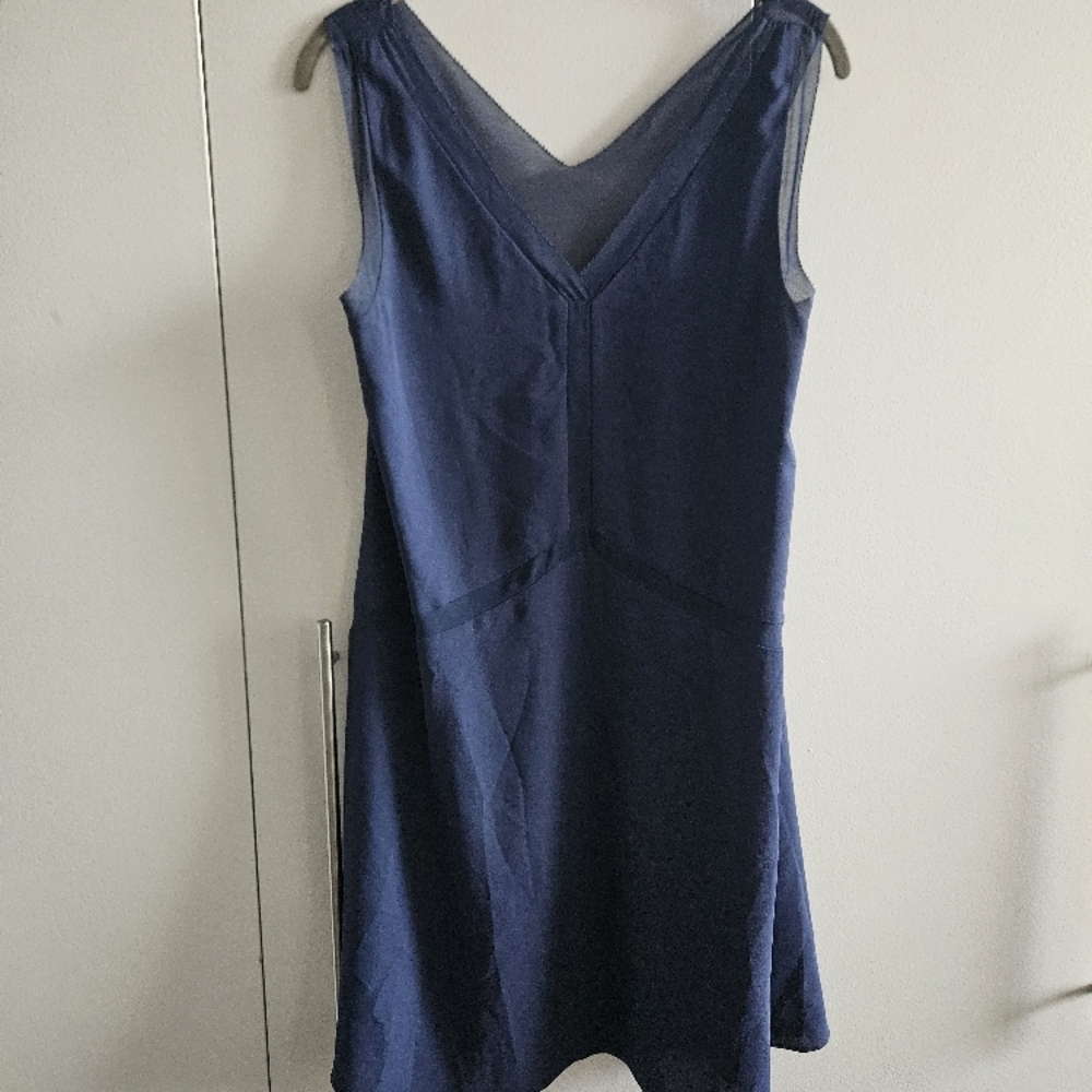 Navy Blue Sleeveless Dress